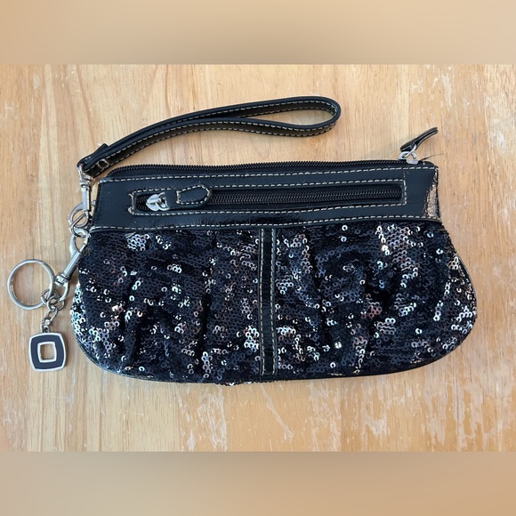 Handbags - Lane Bryant - Black Sequin Clutch Bag -9”x4”